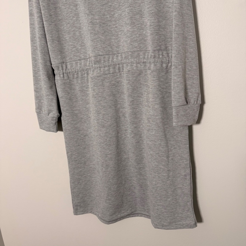 Brigitte Brianna Modest Essential Sweatshirt Dress (M 4-8) Hooded French Terry - Picture 10 of 13
